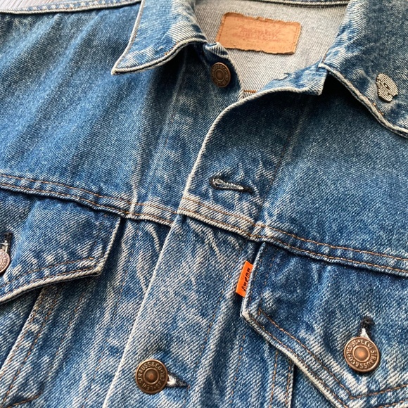 Vintage Made USA Levis Trucker - Picture 2 of 8